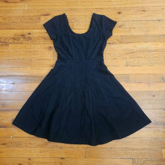 Maeve Black Mini Dress - Picture 2 of 7